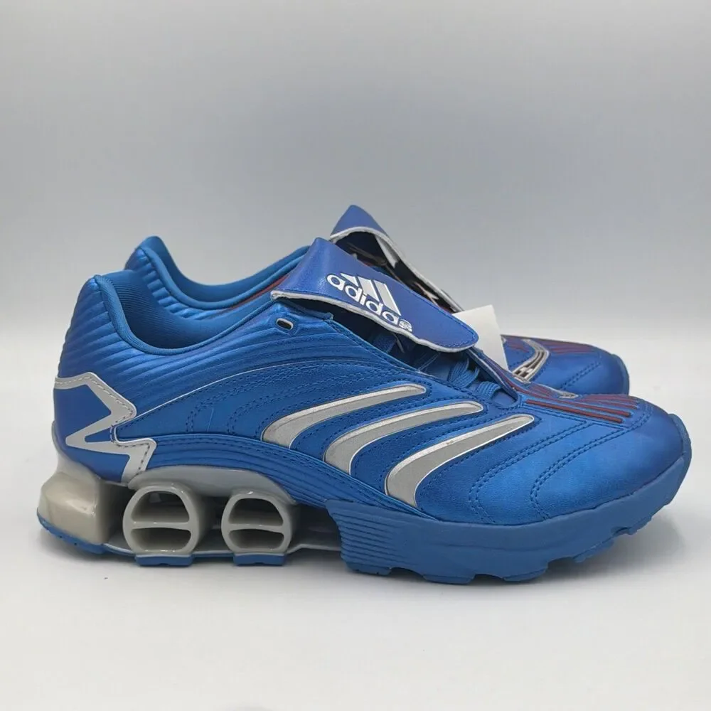 Adidas Men's Predator Megaride Metallic Blue Lifestyle New Shoes JI3515 size 7.5